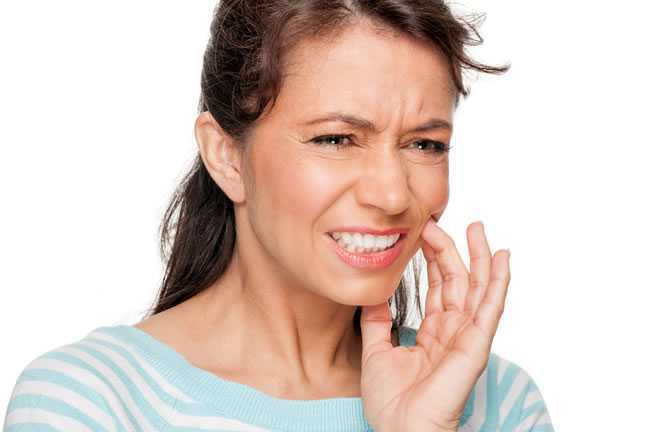 Woman With Toothache or Bad Tooth Pain